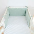 Load image into Gallery viewer, Organic Cotton Cot Bumper - Green
