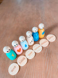 Load image into Gallery viewer, Feelings, Emotions Peg Doll Set Spanish/English
