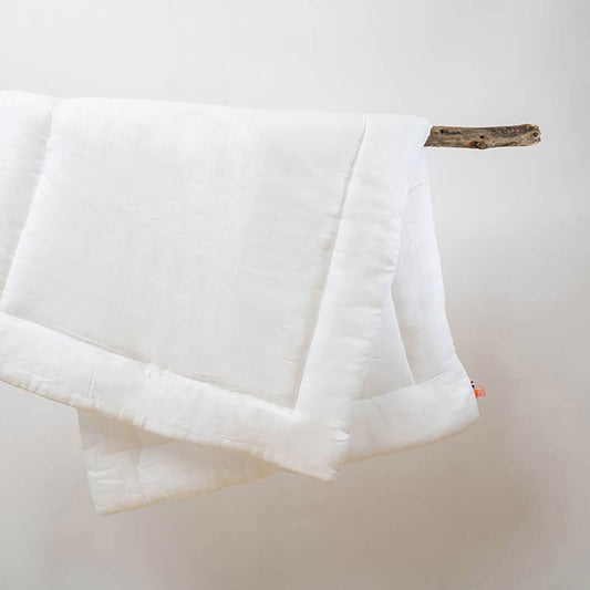 Organic Cotton Quilt - White