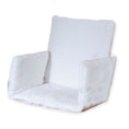 Load image into Gallery viewer, Cushion High Chair in Organic Cotton - White
