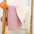 Load image into Gallery viewer, Organic Cotton Fleece Blanket -  Pink
