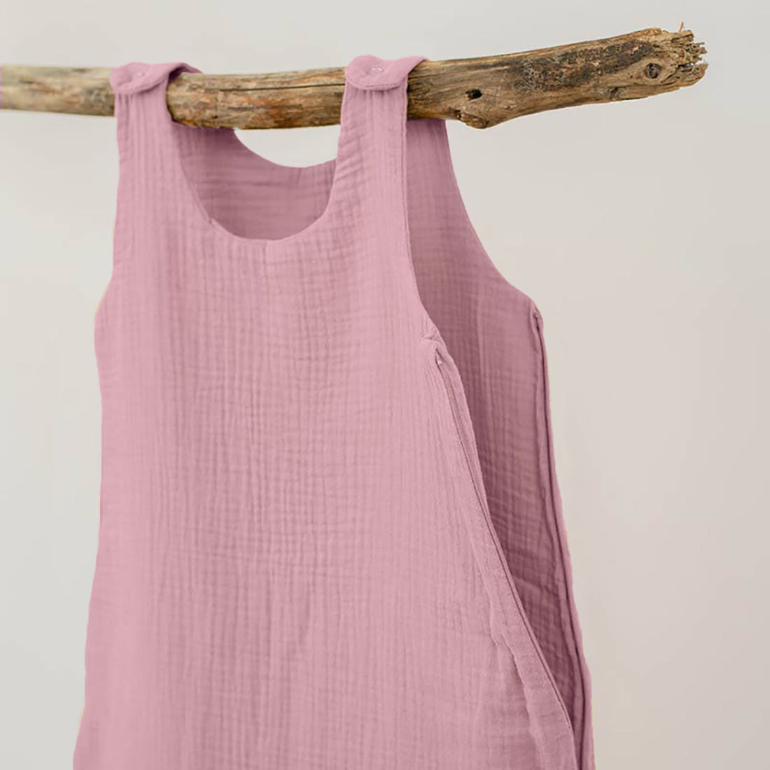 Organic Cotton Summer Sleeping Bag - Pink