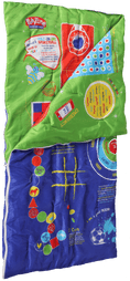 Load image into Gallery viewer, Playtime Reversible Slumber Bag. Over 35 Fun Interactive Games!
