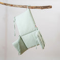 Load image into Gallery viewer, Cushion High Chair in Organic Cotton - Green
