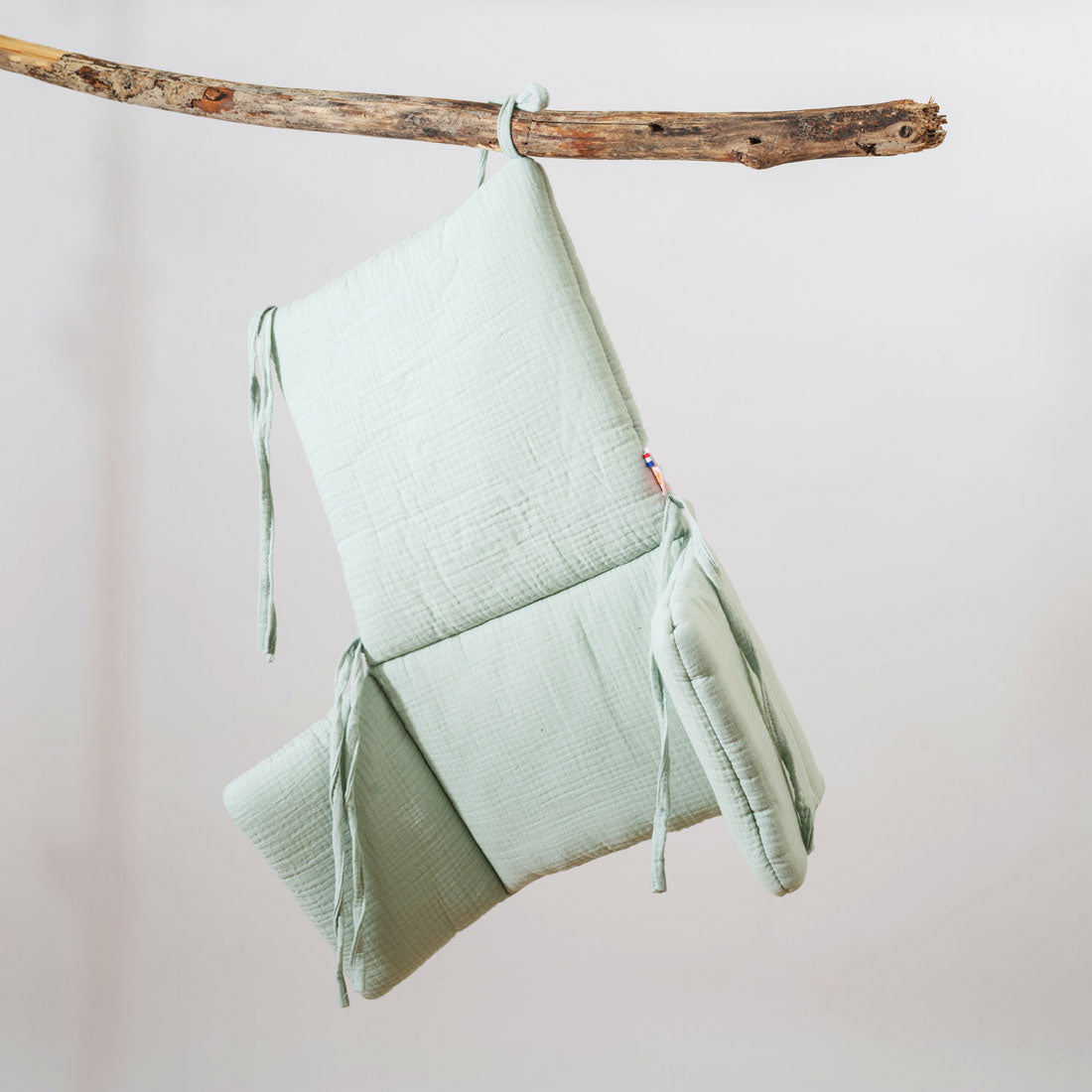 Cushion High Chair in Organic Cotton - Green