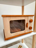 Load image into Gallery viewer, QToys Australia (USA) Wooden Microwave Oven
