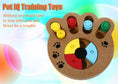 Load image into Gallery viewer, Wooden Paw Shape Treat Food IQ Training Pet Toy
