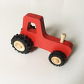 Load image into Gallery viewer, Small wooden tractor Joseph - Push toy
