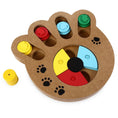 Load image into Gallery viewer, Wooden Paw Shape Treat Food IQ Training Pet Toy
