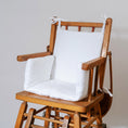 Load image into Gallery viewer, Cushion High Chair in Organic Cotton - White
