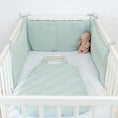 Load image into Gallery viewer, Organic Cotton Cot Bumper - Green
