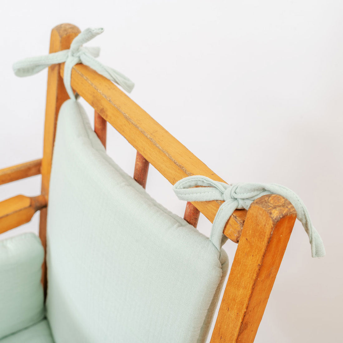 Cushion High Chair in Organic Cotton - Green