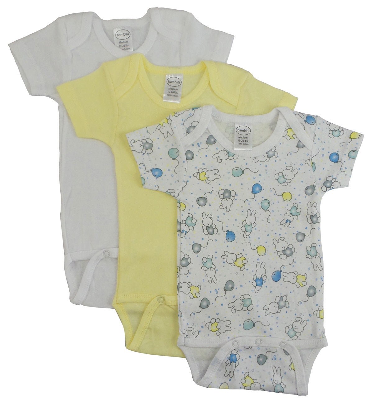 Bambini Girls' Printed Short Sleeve Variety Pack