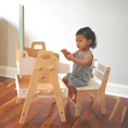 Load image into Gallery viewer, Chalkboard Art table - Montessori art table
