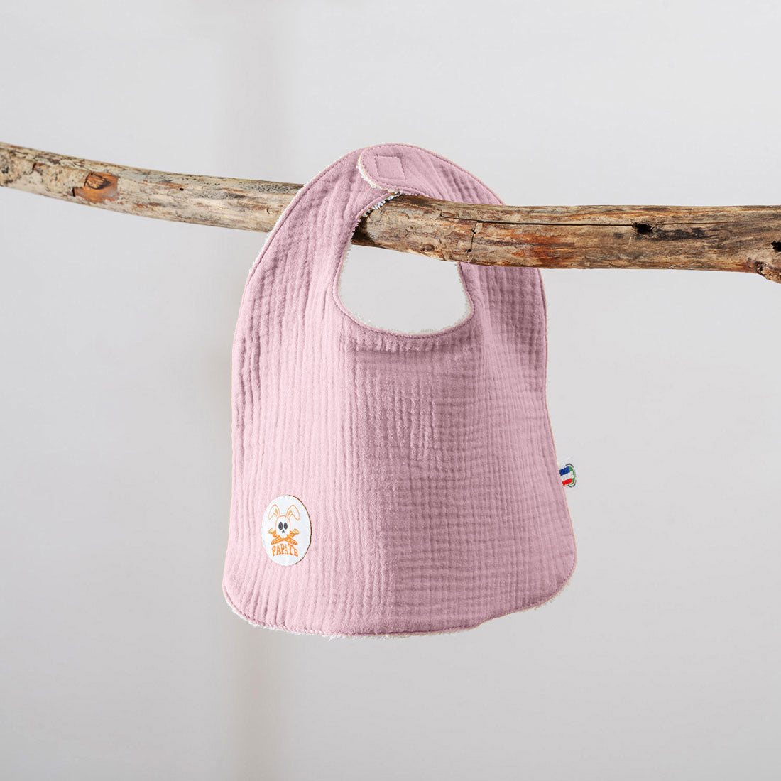 Organic Cotton Bib - Pink