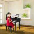 Load image into Gallery viewer, Wooden Toys 30-key Children's Wooden Piano with Music Stand
