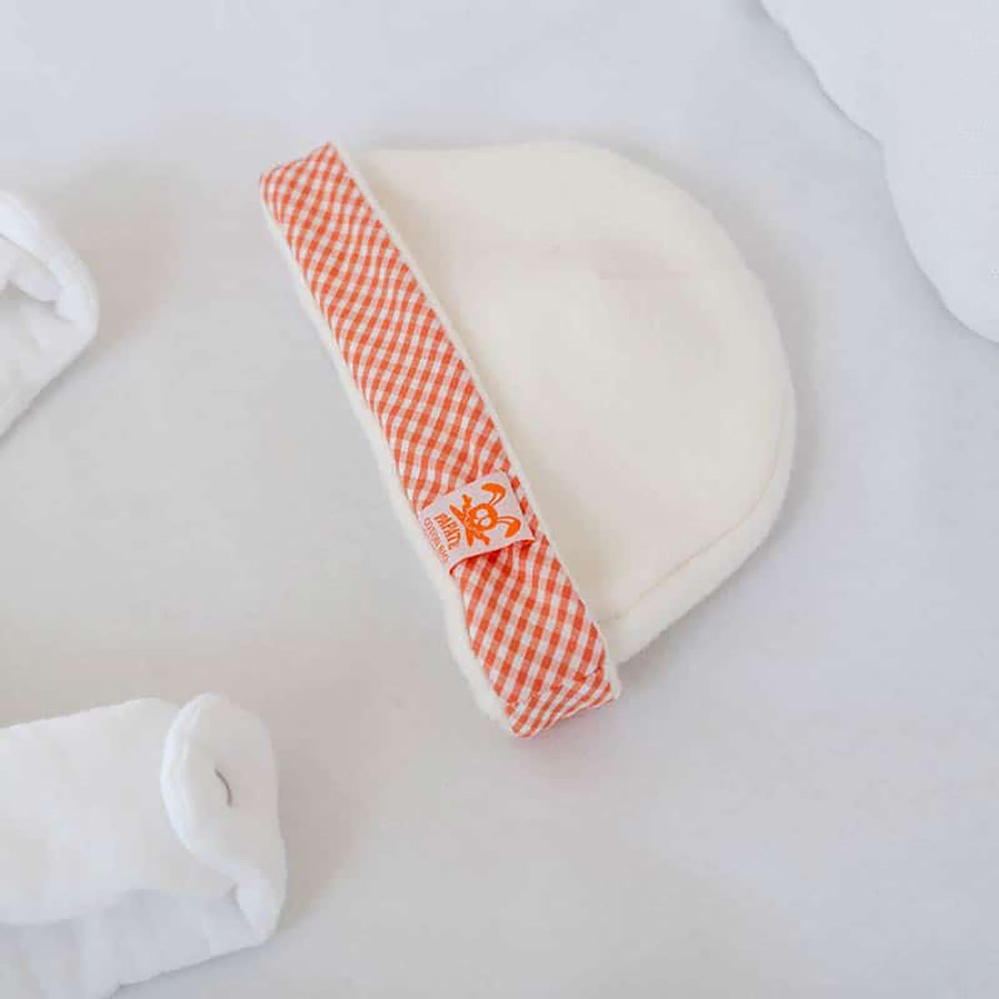 Newborn Hat in Organic Cotton - Vichy