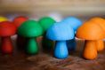 Load image into Gallery viewer, QToys Australia Color mushroom set of 10
