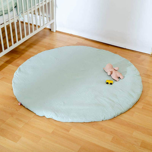 Organic Cotton Activity Mat Havane - Green