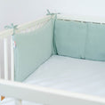 Load image into Gallery viewer, Organic Cotton Cot Bumper - Green
