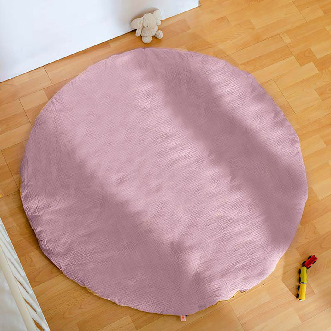 Organic Cotton Activity Mat Havane - Pink