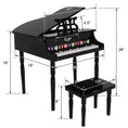 Load image into Gallery viewer, Wooden Toys 30-key Children's Wooden Piano with Music Stand
