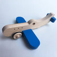 Load image into Gallery viewer, Amelia the wooden plane with wheels
