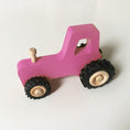 Load image into Gallery viewer, Small wooden tractor Joseph - Push toy
