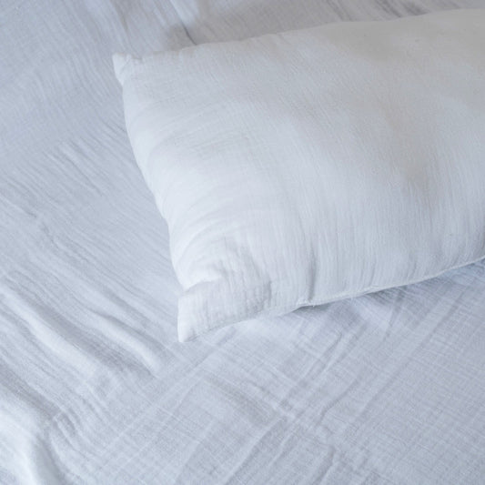 Organic Cotton Pillow - White