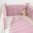 Load image into Gallery viewer, Organic Cotton Cot Bumper - Pink
