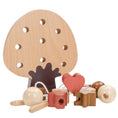 Load image into Gallery viewer, Wooden Toy Montessori Toys Threading Lacing Stringing Learning Skills
