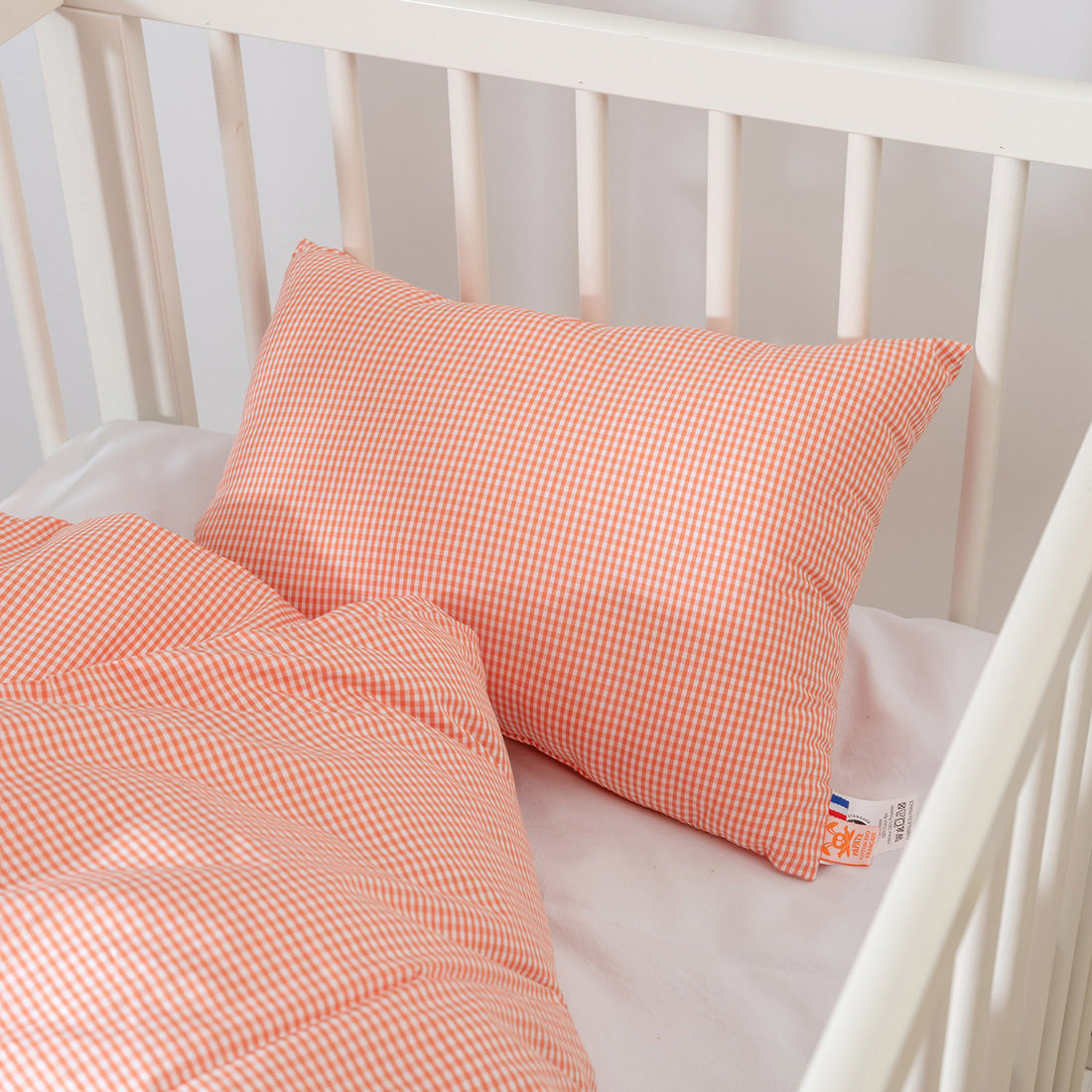 Organic Cotton Pillow - Vichy