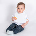 Load image into Gallery viewer, Organic Cotton Bib - White
