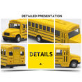 Load image into Gallery viewer, Alloy Inertial School Bus Model Car Model For Gifts Kids Boy Toys
