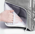 Load image into Gallery viewer, Luxurious Velvet Diaper Backpack
