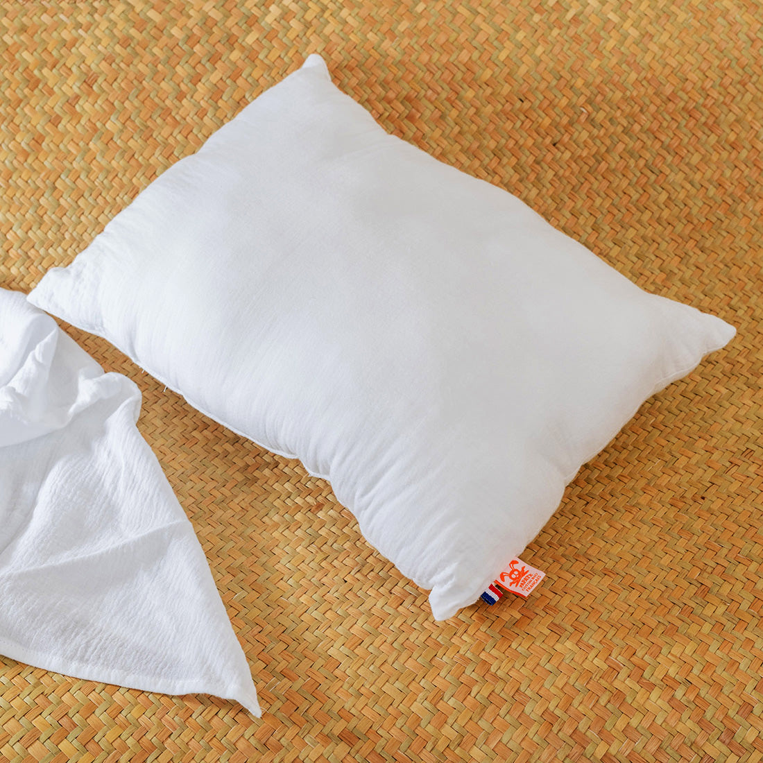 Organic Cotton Pillow - White