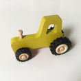 Load image into Gallery viewer, Small wooden tractor Joseph - Push toy
