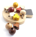 Load image into Gallery viewer, Wooden Toy Montessori Toys Threading Lacing Stringing Learning Skills
