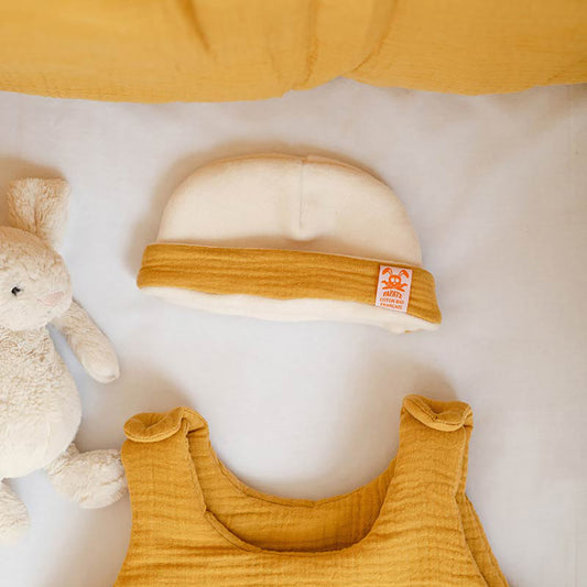 Newborn Hat in Organic Cotton - Honey