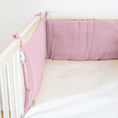 Load image into Gallery viewer, Organic Cotton Cot Bumper - Pink
