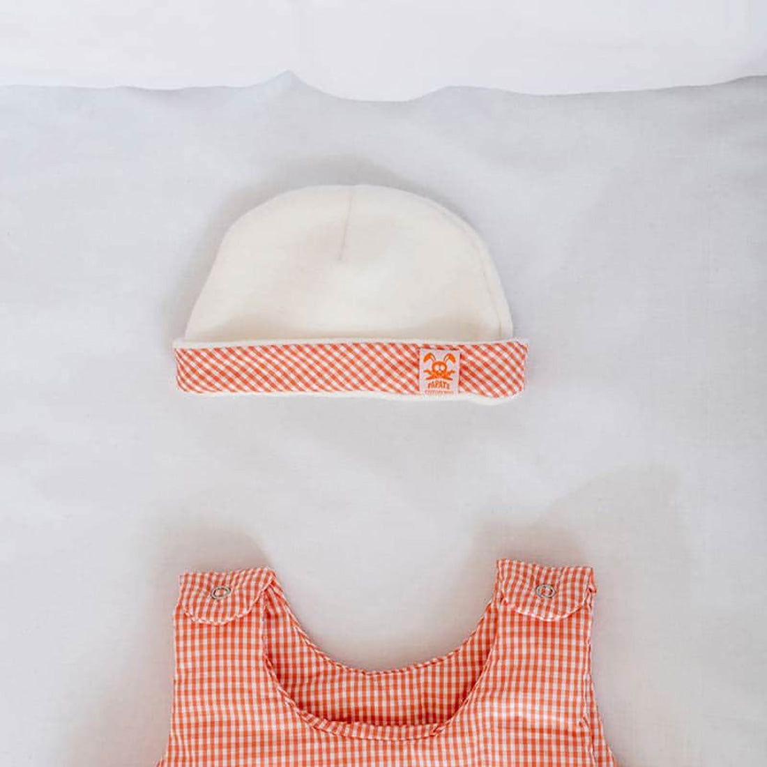 Newborn Hat in Organic Cotton - Vichy