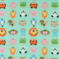 Load image into Gallery viewer, SheetWorld Fitted Crib Sheet Set - 100% Cotton Flannel - Animal Faces
