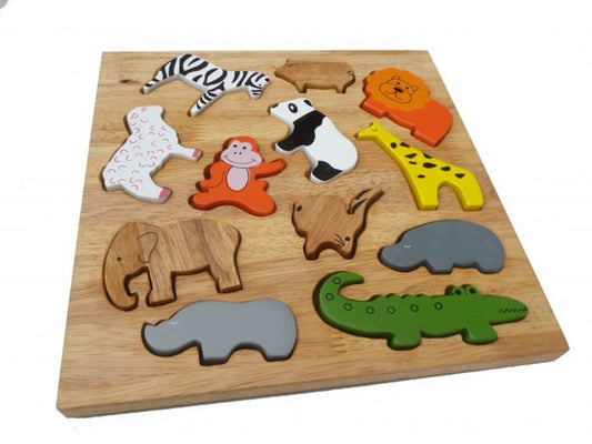 QToys Australia (USA) ANIMAL PLAY SET & PUZZLE