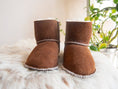 Load image into Gallery viewer, Baby Brown Sheepskin Boots.
