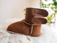 Load image into Gallery viewer, Baby Brown Sheepskin Boots.
