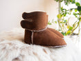 Load image into Gallery viewer, Baby Brown Sheepskin Boots.
