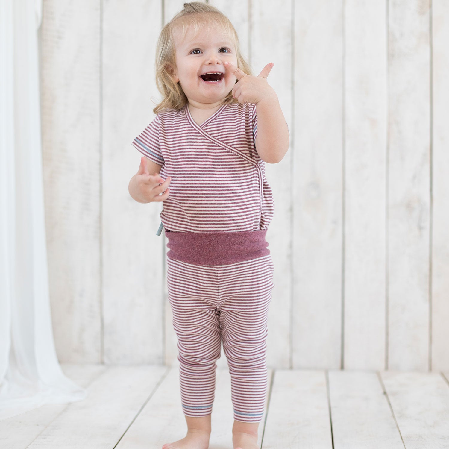 OrganicEra Organic Baby Legging, Striped