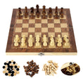 Load image into Gallery viewer, Foldable Wooden Chess Set Board Game
