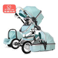 Load image into Gallery viewer, Luxury Baby Stroller 3 in 1 High view Pram foldable pushchair
