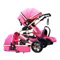 Load image into Gallery viewer, Luxury Baby Stroller 3 in 1 High view Pram foldable pushchair
